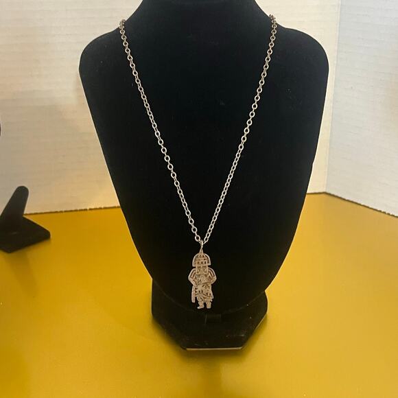 Authentic Handcrafted Katchina Dancer Native American Hopi 925 Necklace/Pendant - Picture 2 of 8